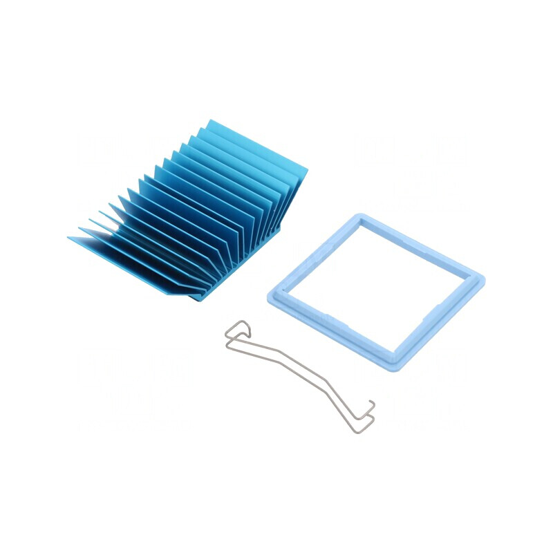 Radiator Extrudat cu Aripioare BGA Albastru 45mm x 45mm | Electronic-mag.ro | Componente Electronice Radiator Extrudat cu Aripioare BGA Albastru 45mm x 45mm | Electronic-mag.ro | Componente Electronice