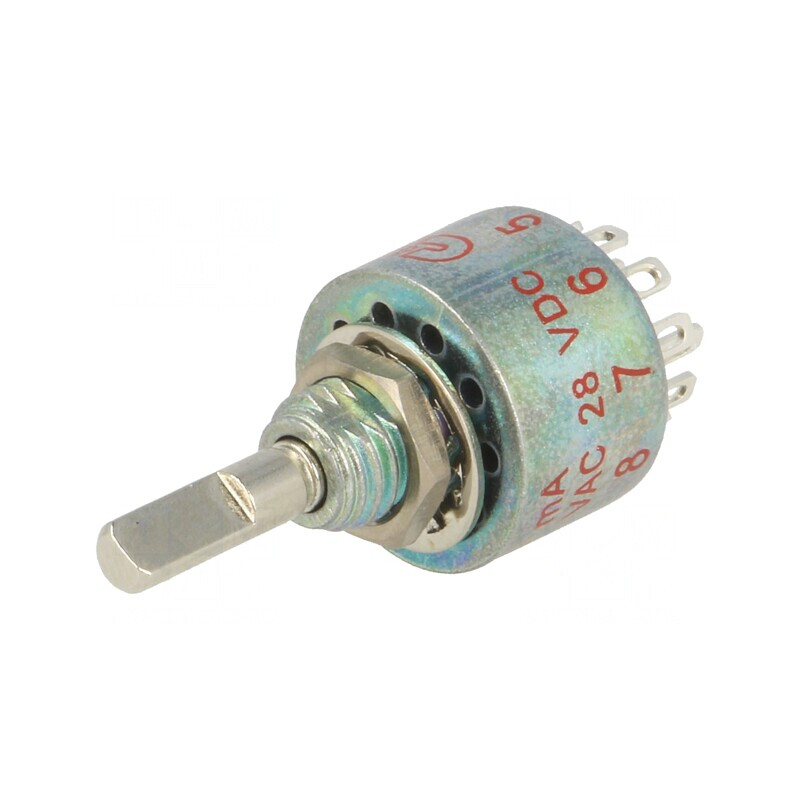 Comutator Rotativ 5 Pozitii 0.25A 125VAC 28VDC | Electronic-mag.ro | Componente Electronice