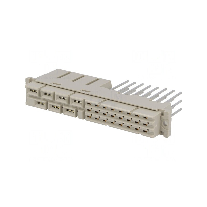 Mufă DIN 41612 MH Mamă 31 PIN Drept Argintat Aurit | Electronic-mag.ro | Componente Electronice