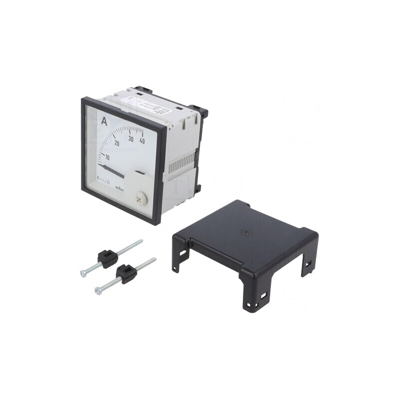 Ampermetru pe panou 0-40A 72x72mm | Electronic-mag.ro | Componente Electronice