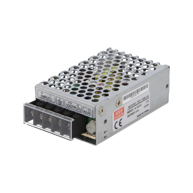 Convertor DC/DC 15W 24V 0.625A | Electronic-mag.ro | Componente Electronice