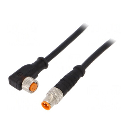 Cablu de conectare M8 3 pini 0.3m PUR IP67 | Electronic-mag.ro | Componente Electronice