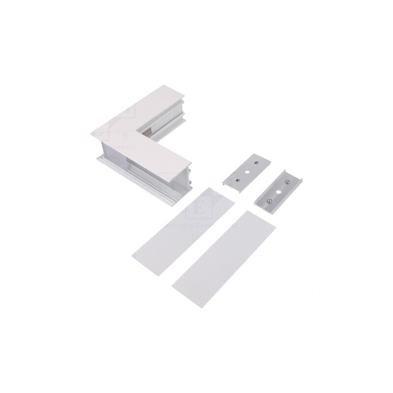 Conector Aluminiu Alb 270° VARIO30-02 | Electronic-mag.ro | Componente Electronice
