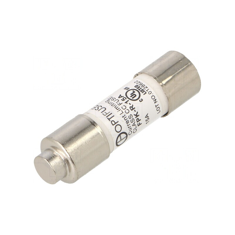 Siguranță ardere rapidă 15A 600V FPK-R-15A | Electronic-mag.ro | Componente Electronice