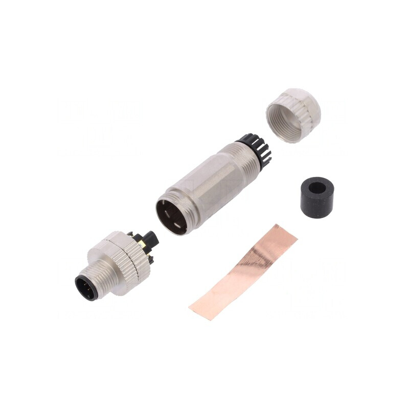 Mufă M12 8-PIN tată DeviceNet/CANopen IP67 pe cablu | Electronic-mag.ro | Componente Electronice