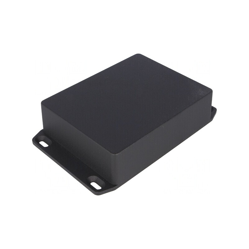 Carcasă universală neagră 94x119x34mm cu lame de fixare | Electronic-mag.ro | Componente Electronice