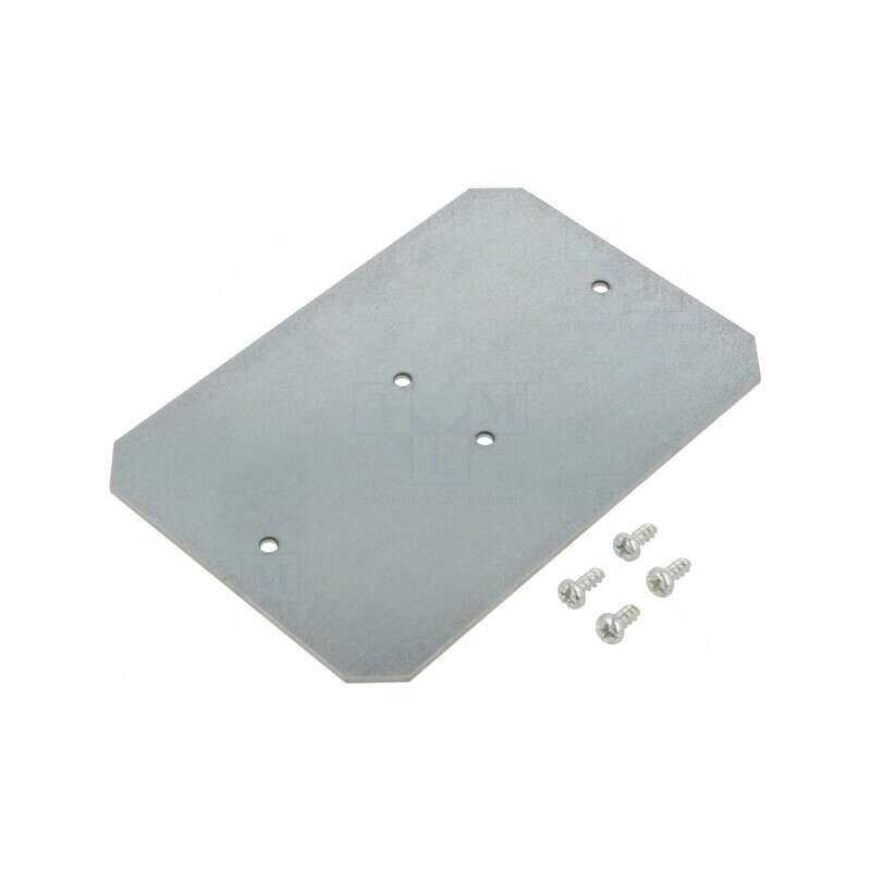 Placă de montare oțel 100mm x 146mm x 2,5mm | Electronic-mag.ro | Componente Electronice