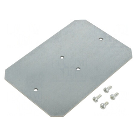Placă de montare oțel 100mm x 146mm x 2,5mm | Electronic-mag.ro | Componente Electronice