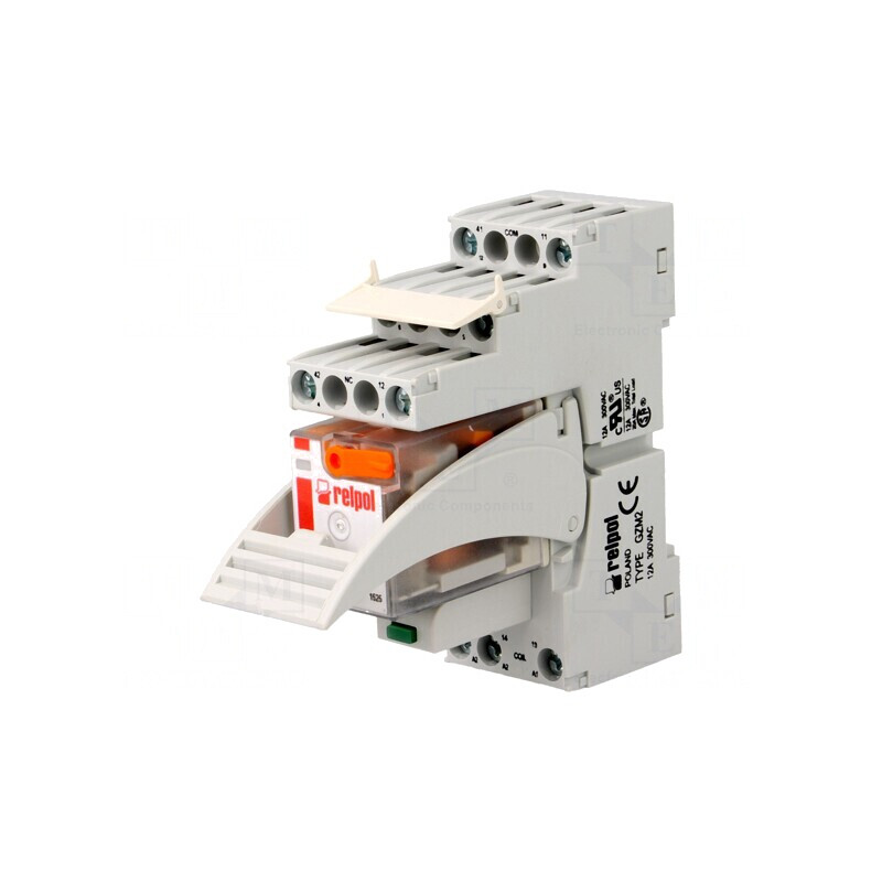 Releu Intermediar DPDT 230V 12A PIR2 | Electronic-mag.ro | Componente Electronice