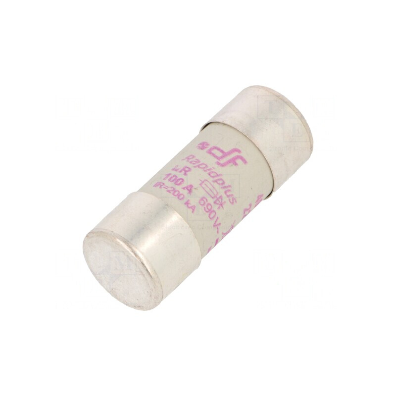 Siguranță aR 100A 690VAC 700VDC 22x58mm | Electronic-mag.ro | Componente Electronice