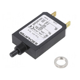 Întrerupător de supracurent 12A SPST IP40 240VAC 28VDC | Electronic-mag.ro | Componente Electronice