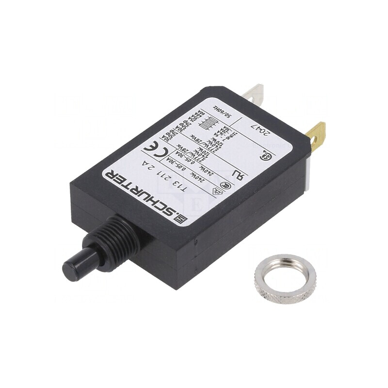 Întrerupător de supracurent 2A SPST 1P 240VAC 28VDC | Electronic-mag.ro | Componente Electronice