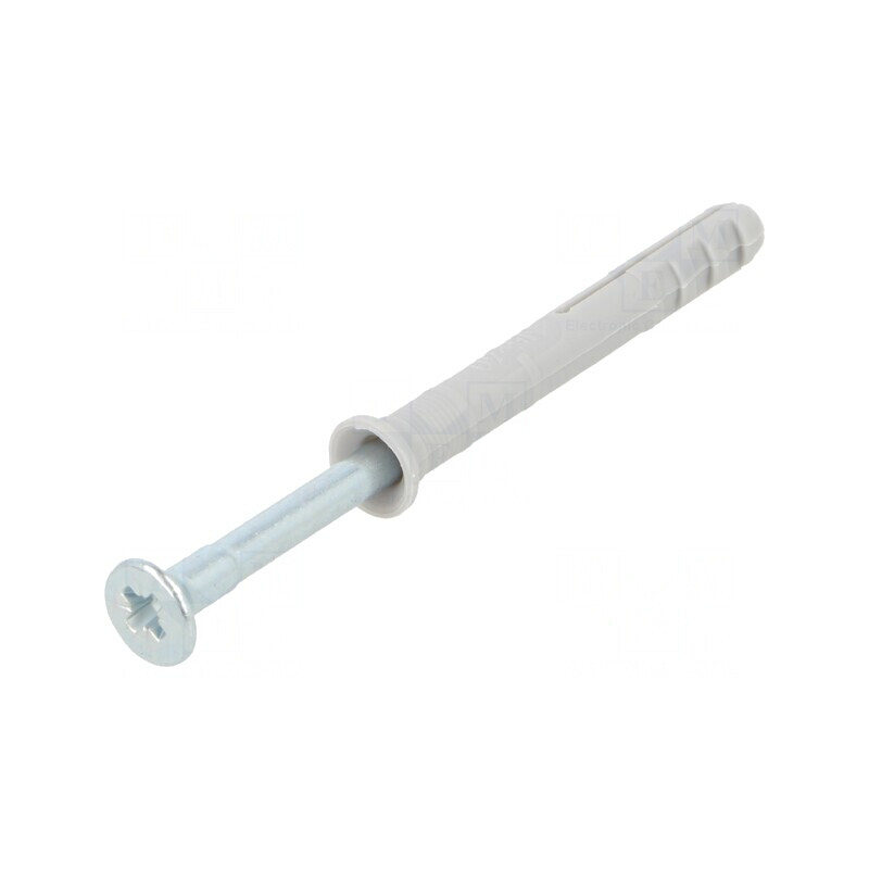Plastic Anchor with Screw 5x40mm Zinc-Plated Steel 100pcs | Electronic-mag.ro | Componente Electronice Plastic Anchor with Screw 5x40mm Zinc-Plated Steel 100pcs | Electronic-mag.ro | Componente Electronice