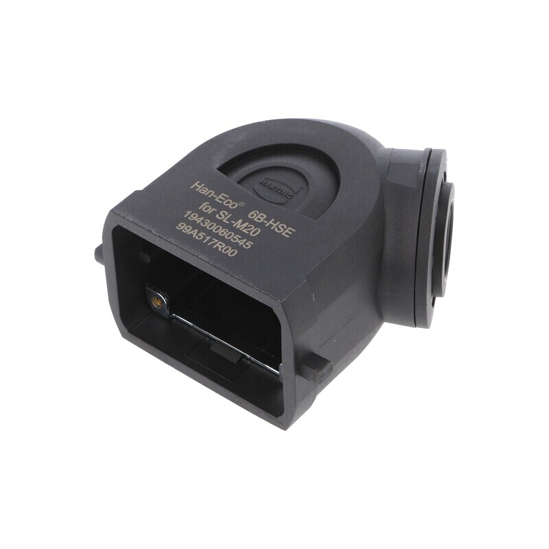 Carcasă pentru Conectori HDC Han-Eco B 6B M20 | Electronic-mag.ro | Componente Electronice
