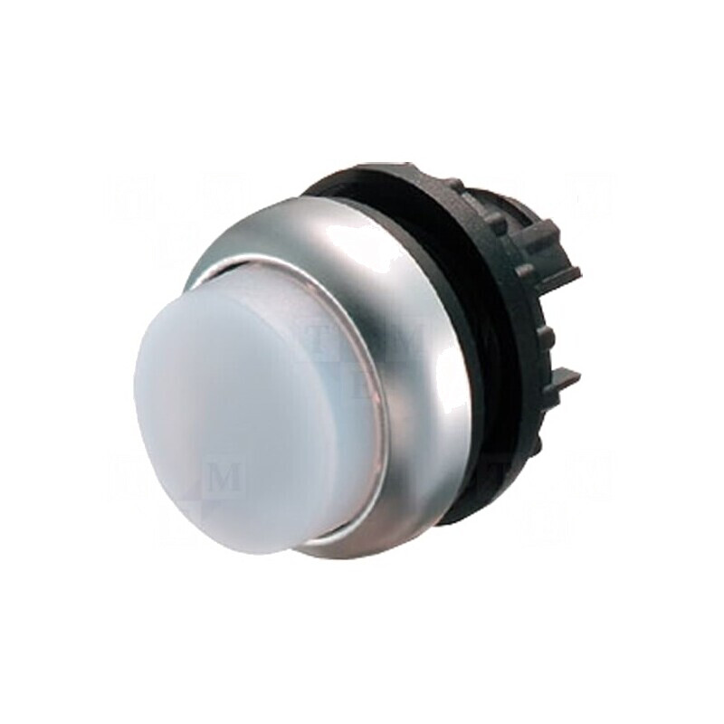 Comutator Alb cu Apăsare 22mm IP67 | Electronic-mag.ro | Componente Electronice