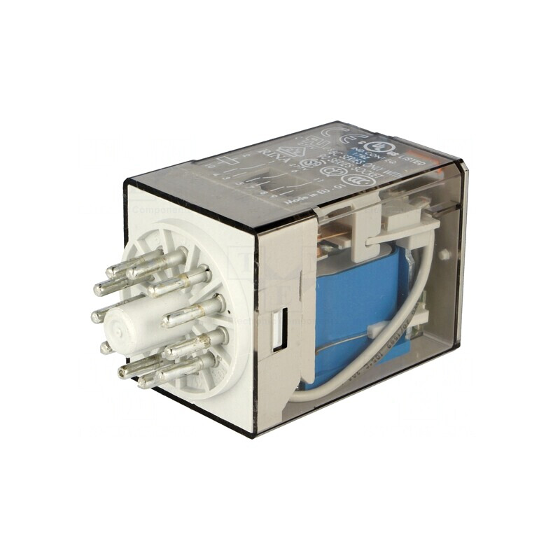 Releu Electromagnetic 3PDT 24VDC 10A | Electronic-mag.ro | Componente Electronice