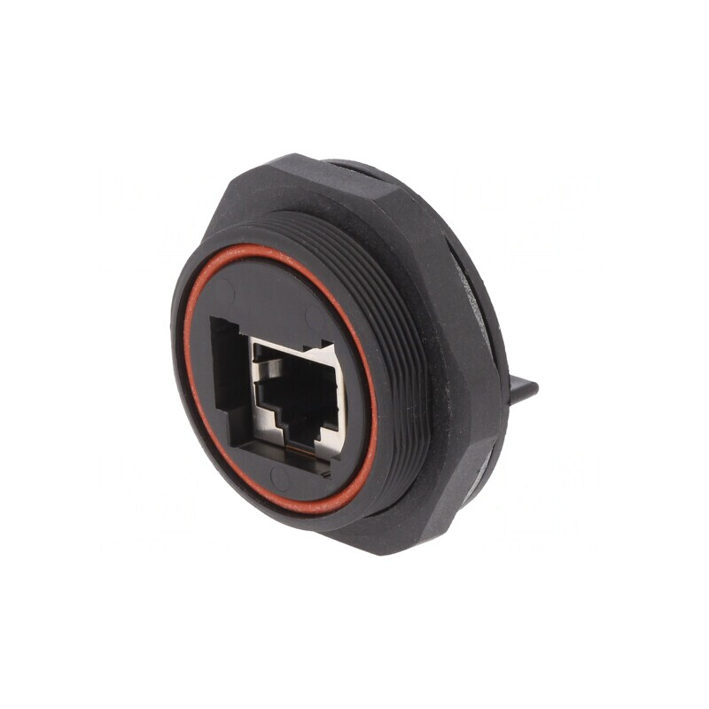 Soclu RJ45 Ethernet Buccaneer 8 PIN Poliamidă Aurit 1,5A | Electronic-mag.ro | Componente Electronice