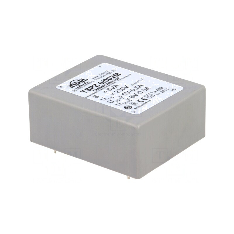 Transformator încapsulat 6VA 230V 6V 500mA PCB | Electronic-mag.ro | Componente Electronice