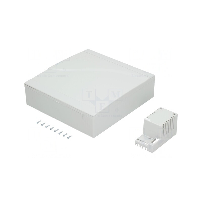 Carcasă montare perete ABS gri 253x264x85mm | Electronic-mag.ro | Componente Electronice Carcasă montare perete ABS gri 253x264x85mm | Electronic-mag.ro | Componente Electronice
