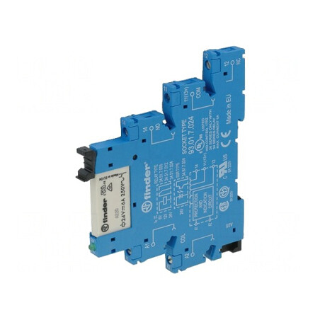 Releu Intermediar SPDT 12V 6A 250VAC | Electronic-mag.ro | Componente Electronice