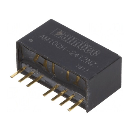 Convertor DC/DC 10W 9-36V la 12V 0.83A SIP8 AM10GH-2412NZ | Electronic-mag.ro | Componente Electronice