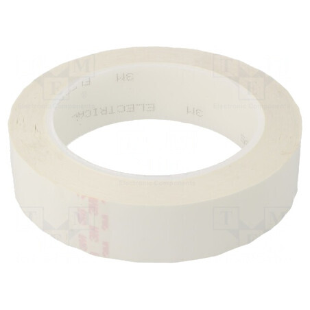 Bandă Electroizolantă Albă 25mm x 66m 3M | Electronic-mag.ro | Componente Electronice