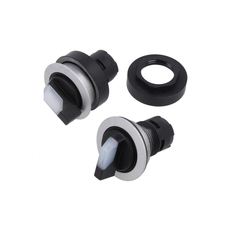 Comutator Rotativ 22mm Cu Suport 2 Poziții | Electronic-mag.ro | Componente Electronice
