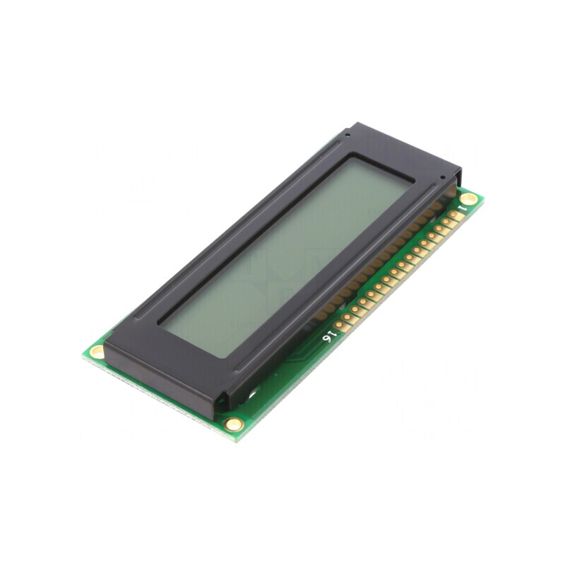 Afișaj LCD Alfanumeric 16x1 80x36x10,5mm LED | Electronic-mag.ro | Componente Electronice