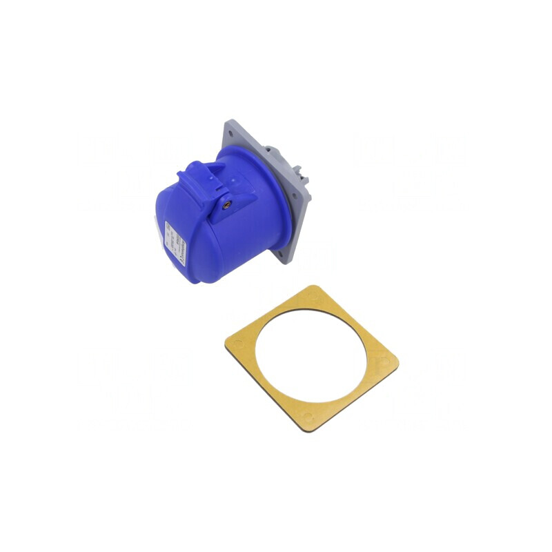 Conector Alimentare AC Trifazat IP44 32A Soclu Mamă Drept | Electronic-mag.ro | Componente Electronice