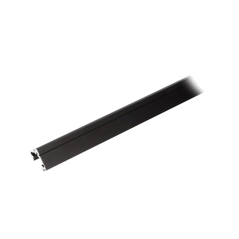 Profi Suport Aluminiu Negru 2m pentru Module LED în Unghi | Electronic-mag.ro | Componente Electronice