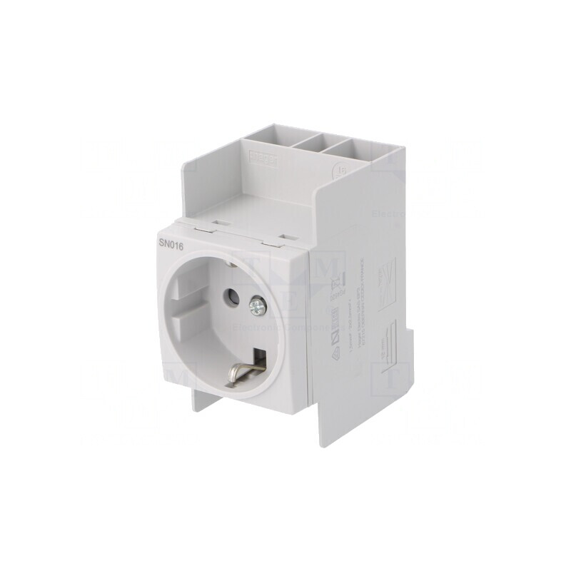 Priză Schuko 230V 16A pentru Șină DIN | Electronic-mag.ro | Componente Electronice Priză Schuko 230V 16A pentru Șină DIN | Electronic-mag.ro | Componente Electronice