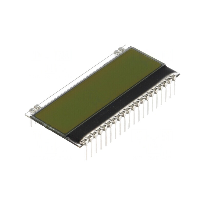 Afișaj LCD Alfanumeric 16x2 Galben-Verde | Electronic-mag.ro | Componente Electronice