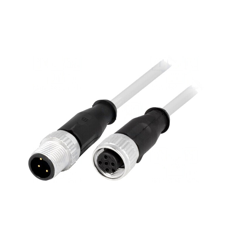 Cablu Senzori Automatizări M12-M12 1m | Electronic-mag.ro | Componente Electronice