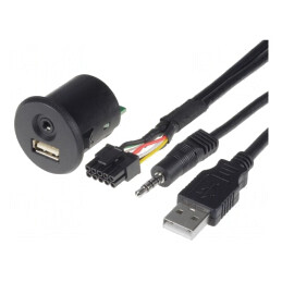 Adaptor USB/AUX Fiat Punto 2005 0.9m | Electronic-mag.ro | Componente Electronice