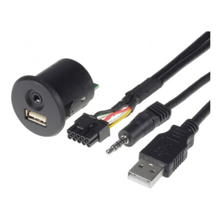 Adaptor USB/AUX Fiat Punto 2005 0.9m | Electronic-mag.ro | Componente Electronice