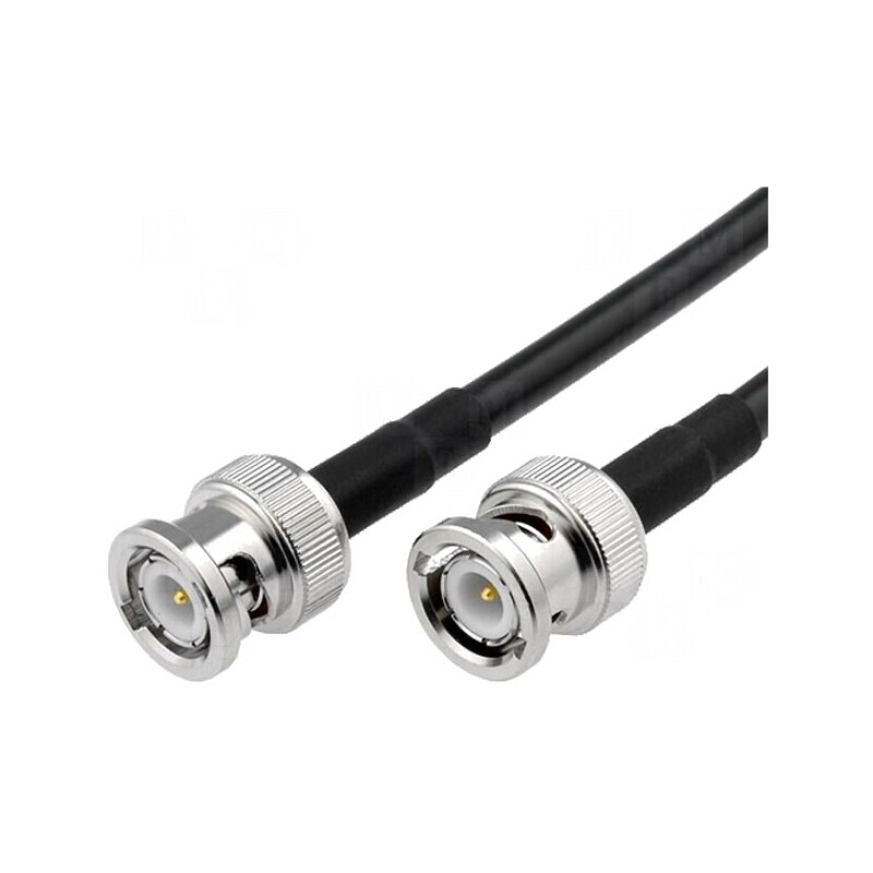 Cablu BNC 50Ω 2m Negru | Electronic-mag.ro | Componente Electronice