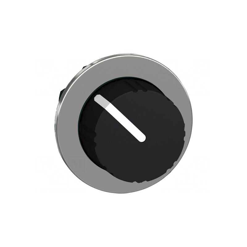 Comutator Rotativ 30mm Negru 2 Poziții | Electronic-mag.ro | Componente Electronice