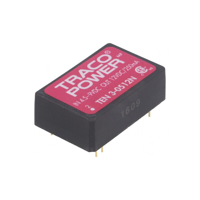 Convertor DC/DC 3W 4.5-9V la 12V 250mA DIP24 | Electronic-mag.ro | Componente Electronice