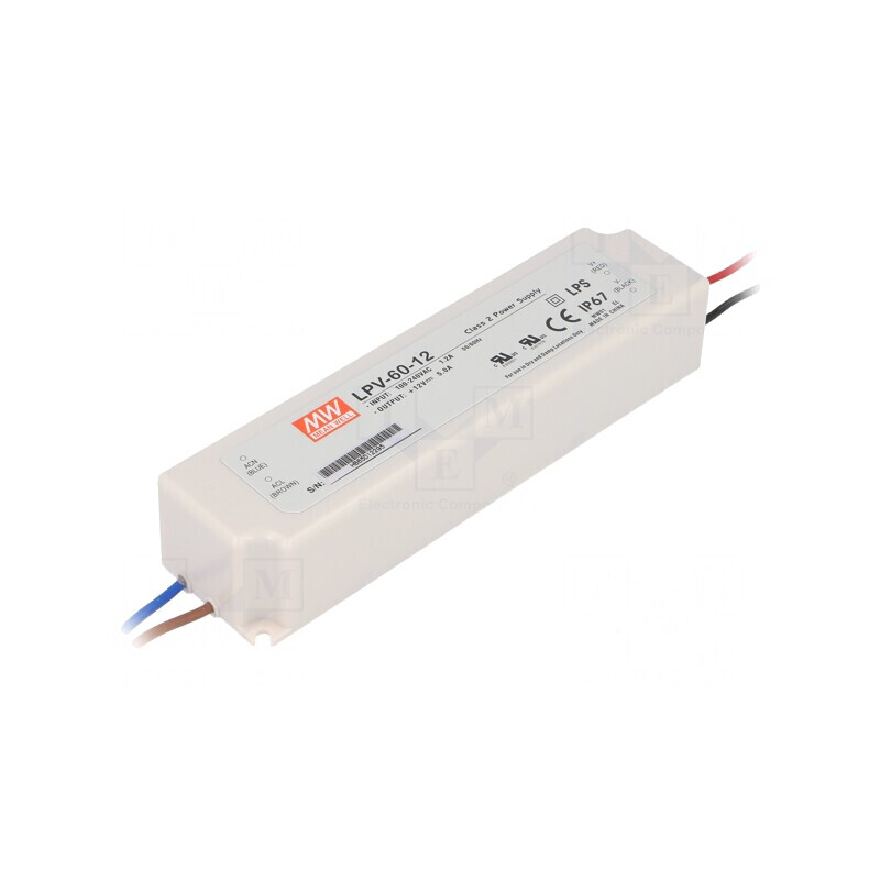 Alimentator LED 60W 12V 5A | Electronic-mag.ro | Componente Electronice