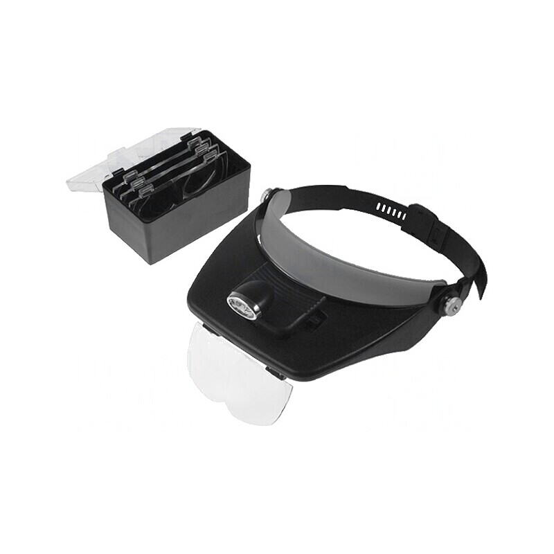 Lupă Binoculară cu Iluminare LED și Mărire x1,2-x3,5 | Electronic-mag.ro | Componente Electronice