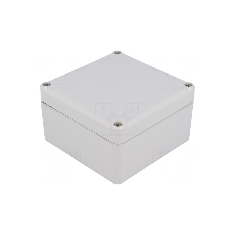 Carcasă Universală ABS Gri 100x100x57mm EUROMAS II | Electronic-mag.ro | Componente Electronice