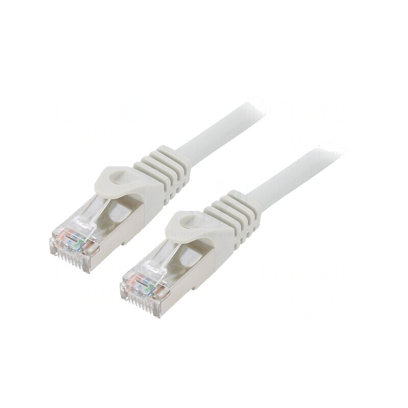 Patch Cord S/FTP Cat6a LSZH Gri 20m 27AWG | Electronic-mag.ro | Componente Electronice