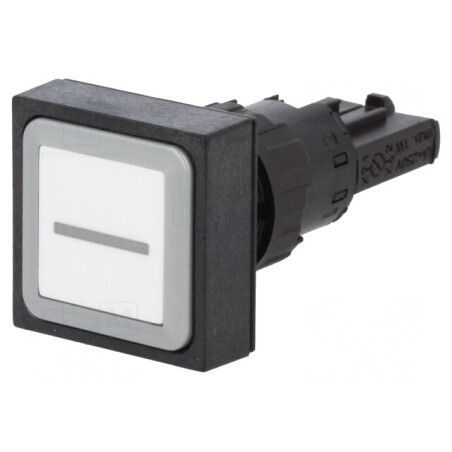 Comutator Apăsare 16mm Alb 2 Poziții | Electronic-mag.ro | Componente Electronice