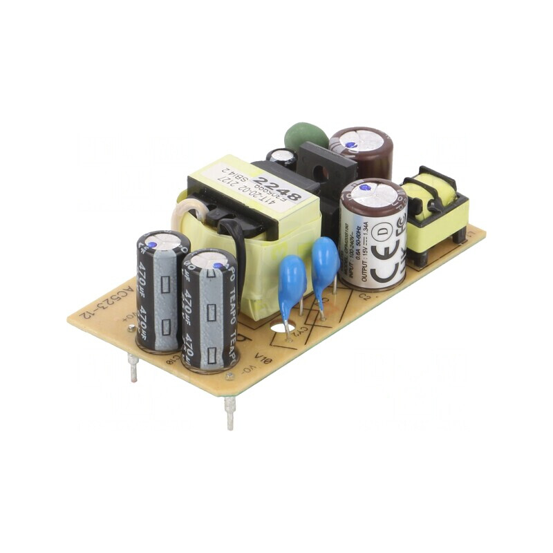 Convertor AC/DC 20W 15VDC | Electronic-mag.ro | Componente Electronice