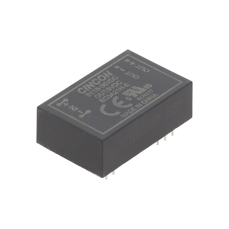 Convertor DC/DC 3W 18-36V la 5V 600mA DIP24 | Electronic-mag.ro | Componente Electronice