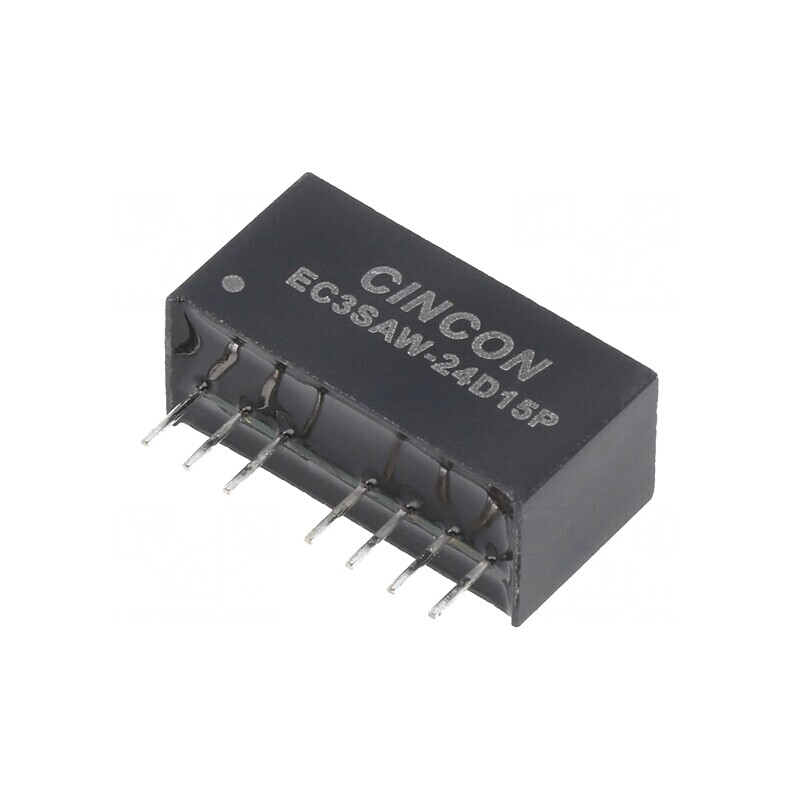 Convertor DC/DC 3W 9-36V la 15V/-15V SIP8 | Electronic-mag.ro | Componente Electronice