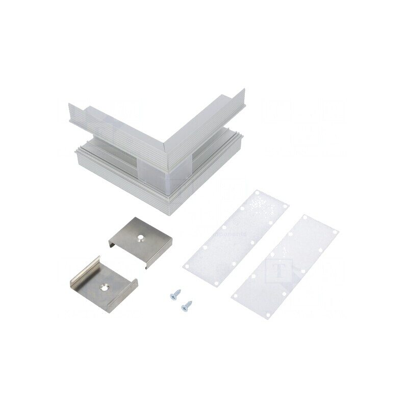 Conector Aluminiu Anodizat Argintiu 270° VARIO30-05 | Electronic-mag.ro | Componente Electronice