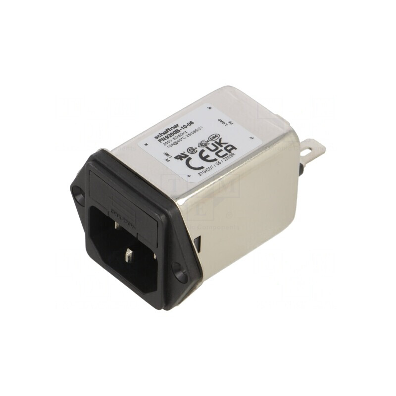 Conector Alimentare AC Soclu Tată 10A 250VAC C14 200uH | Electronic-mag.ro | Componente Electronice