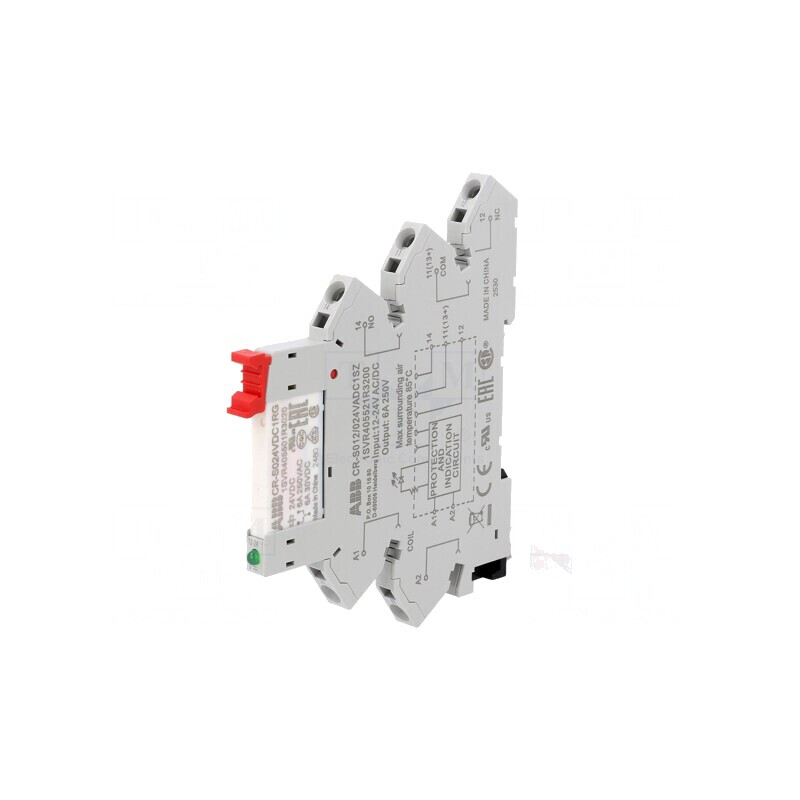 Releu Intermediar SPDT 24V pentru Șină DIN | Electronic-mag.ro | Componente Electronice