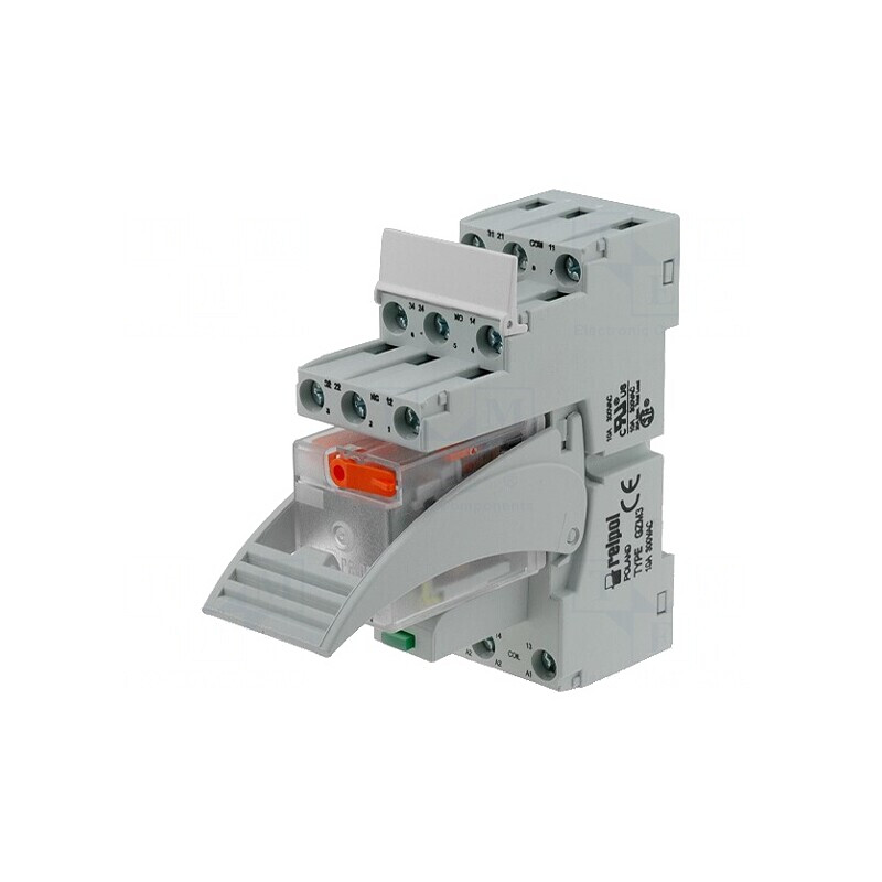 Releu intermediar 3PDT 24VDC 10A | Electronic-mag.ro | Componente Electronice